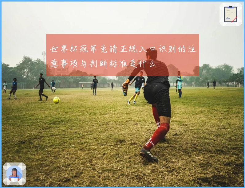 世界杯冠军竞猜正规入口识别的注意事项与判断标准是什么