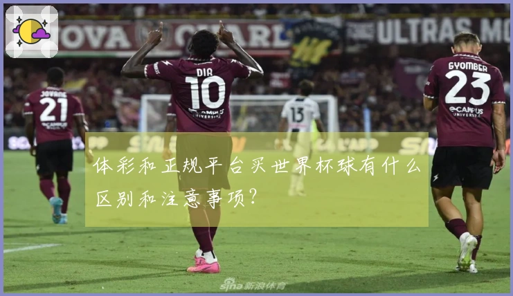 体彩和正规平台买世界杯球有什么区别和注意事项?
